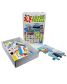 Süper Puzzle Taşıtlar ve Meslekler 0-6 Yaş Yayınları - 2