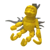 3D Hareketli Oyuncak Tembel Hayvan (Sloth) Ağaç Dekoru Dahil -Sarı thumbnail 8