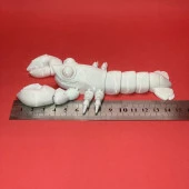 3D Hareketli Istakoz Figürlü Oyuncak - Beyaz thumbnail 7