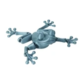 3D Hareketli Kurbağa Figürlü Oyuncak - Gri thumbnail 1