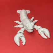 3D Hareketli Istakoz Figürlü Oyuncak - Beyaz thumbnail 8