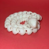 3D Hareketli Yılan Figürlü Oyuncak - Beyaz thumbnail 6