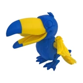 3D Hareketli Tukan Kuşu Figürlü Oyuncak - Sarı Lacivert - 1