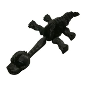 3D Hareketli Oyuncak Brakiyozor (Brachiosaurus) Dinozor - Siyah thumbnail 4