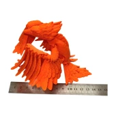 3D Hareketli Anka Kuşu Figürlü Oyuncak - Turuncu thumbnail 8