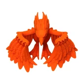 3D Hareketli Anka Kuşu Figürlü Oyuncak - Turuncu thumbnail 1