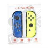 Cosmostech NS Switch Uyumlu 2'li J-C Joycon PAD Controller Gamepad Oyun Kolu Sarı-Mavi - 5