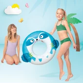 Intex Sevimli Tembel Hayvan Figürlü Çocuk Yüzme Simidi 76 cm (59266) - 4