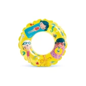 Intex Şeffaf Desenli Çocuk Yüzme Simidi Sarı 61cm (59242) - 1