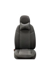 Startcar Bmw X6 Full Deri Oto Koltuk Kılıfı Ön Arka Set Füme SC - 4