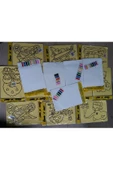 50 Adet Büyük Boy (A4) Kum Boyama Seti - 3