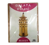 Ahşap Galata Kulesi Maketi - 3 Boyutlu - Kampanyalı Fiyat - 1