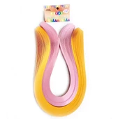 Hayal Quilling Telkari Kağıdı - Koyu Sarı ve Pembe Renk 200lü thumbnail 1