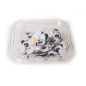 Oynar Göz 15mm Siyah 100 Adetli - 1