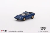Mini GT Lancia Stratos HF Stradale Bleu Vincennes 411 thumbnail 1