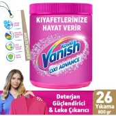Vanish Multipower Leke Çıkartıcı  Deterjan Güçlendirici Toz 2 x 800 gr Renkliler  Beyazlar Için - 1