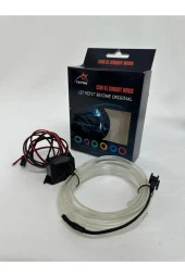 Ip Neon Buz Mavisi Oto Torpido Neon Led 2 Metre - 1