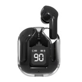 Siyah Tws Air31  Bluetooth Kulaklık 8d Stereo Şeffaf LED ekran ios-Android Uyumlu Dokunmatik - 1