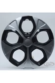 Jant Kapağı Siyah-gri Kırılmaz 14" Universal Model (Amblem Hediyeli) (1 Adet) - 1