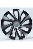 Jant Kapağı Siyah-gri Kırılmaz 13" Universal Model (Amblem Hediyeli) (1 Adet) - 1