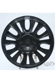 Jant Kapağı Siyah-gri Kırılmaz 15" Egea Model (Amblem Hediyeli) (1 Adet) - 2
