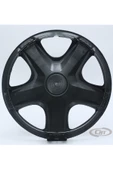 Jant Kapağı Siyah-gri Kırılmaz 14" Yıldız Model (Amblem Hediyeli) (1 Adet) - 2