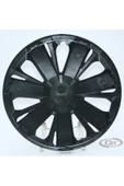 Jant Kapağı Siyah-gri Kırılmaz 14" Vw Model (Amblem Hediyeli) (1 Adet) - 2