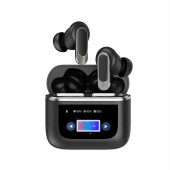 (Siyah) LCD Dokunmatik Ekranlı Tour Pro 2 TWS Bluetooth Kulaklık - 1