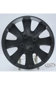 Jant Kapağı Siyah-gri Kırılmaz 15" Peugeot Model (Amblem Hediyeli) (1 Adet) - 2