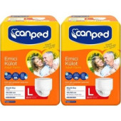 Canped Emici Külot Büyük Boy L 30'lu 2 Adet Hasta Bezi - 1