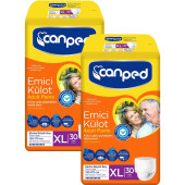 CANPED EMİCİ KÜLOT EKSTRA BÜYÜK XL 60 ADET 2 X 30 - 1