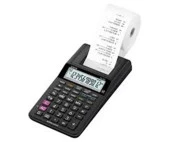 Casio HR-8RC-BK 12 Hane Siyah Şeritli Hesap Makinesi - 1