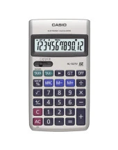 Casio HL-122TV 12 Hane Cep Tipi Hesap Makinesi - 1