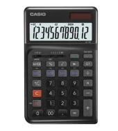 Casio JE-12E-BK Siyah 12 Hane Masa Üstü Ergonomik Tuşlu Hesap Makinesi - 2