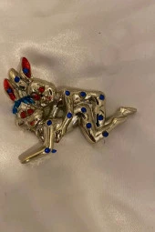 Magnet Playboy Tavşan Eroti k Figürlü Taşlı Metal Mıknatıs Magnet 1 thumbnail 4