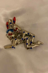 Magnet Playboy Tavşan Eroti k Figürlü Taşlı Metal Mıknatıs Magnet 1 thumbnail 5