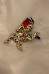 Magnet Playboy Tavşan Eroti k Figürlü Taşlı Metal Mıknatıs Magnet 2 thumbnail 4