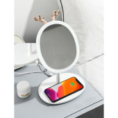 WIRELESS ŞARJ ÖZELLİKLİ LEDLİ MAKYAJ AYNASI - 1
