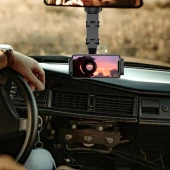 Space 360 derece dönebilen ayna geçmeli telefon tutacağı / SYTE180 - 3