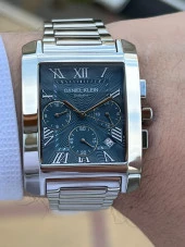 Daniel Klein Çelik Kordon İç Fonksiyonları Aktif 30 Mt Suya Dayanıklı Erkek Kol Saati EDK.1.10679-3 thumbnail 4