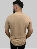 Erkek Tiger Sıfır Yaka Basic Bisküvi Tişört - 5