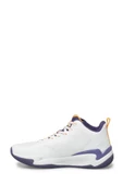Lotto JAX 4FX 101503025 Erkek Basketbol Ayakkabısı Beyaz Mor 40-45 thumbnail 3