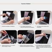 MacBook Air 15.3 M2 M3 M4 Mat Anti Glare Ekran Koruyucu Yansima Onleyici Touch ID thumbnail 8