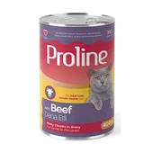Proline Dana Etli Sos İçinde Gravy Yetişkin Kedi Konservesi 6 Adet 400 Gr - 1