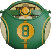 Vagonlife Cocosmile CS-00008 Yeşil 630ML Straw Basketball Tritan Matara - 1
