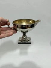 Antika Gümüş Kaplama Çay Kahve Seti 3 Parça - 6