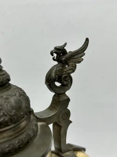 Porselen Kabartmalı Alman Bira Bardağı 40cm - 2