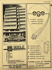 İzmir 1982-1983 Meslek Reklam İlanı Efemera S27 thumbnail 1