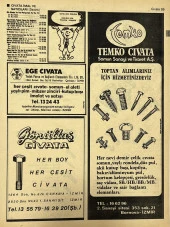 İzmir 1982-1983 Meslek Reklam İlanı Efemera S99 thumbnail 1