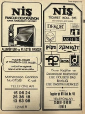 İzmir 1982-1983 Meslek Reklam İlanı Efemera S145 thumbnail 1